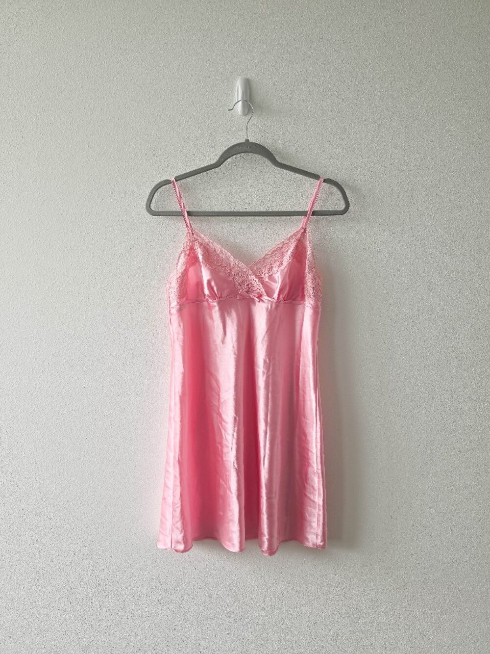Vintage Morgan Taylor Pink Baby Doll Slip Dress